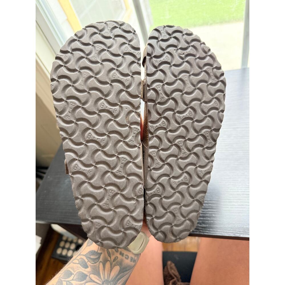 Birkenstock Mayari Brown Birko-Flor Sandals Size 39 EU 8-8.5 US Toe Loop - Picture 9 of 10